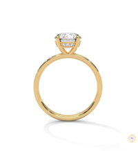 2.50 Ct. Lab Diamond Ring with Hidden Halo