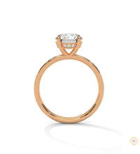2.50 Ct. Lab Diamond Ring with Hidden Halo