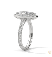 2.50 Ct. Marquise Halo Diamond Ring
