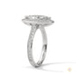 2.50 Ct. Marquise Halo Diamond Ring