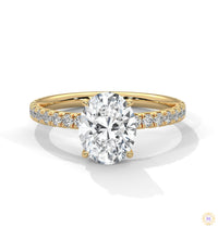 2.50 Ct. Oval Lab Diamond Ring