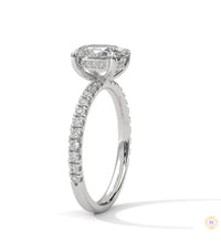 2.50 Ct. Oval Lab Diamond Ring