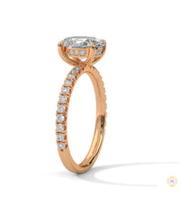 2.50 Ct. Oval Lab Diamond Ring