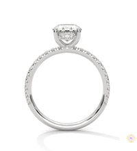 2.50 Ct. Oval Lab Diamond Ring
