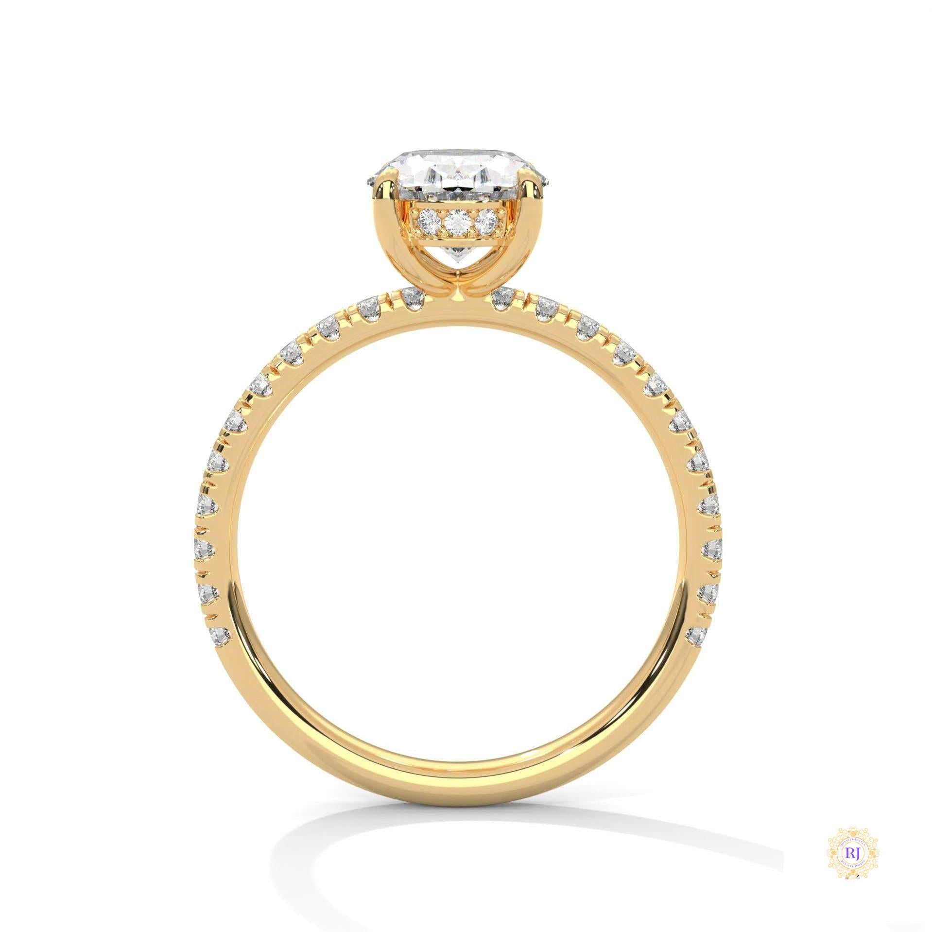 2.50 Ct. Oval Lab Diamond Ring