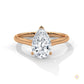 2.50 Ct. Pear Solitaire Lab Diamond Ring