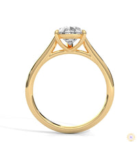 2.50 Ct. Pear Solitaire Lab Diamond Ring