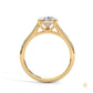 2.50 Ct. Pear Solitaire Lab Diamond Ring
