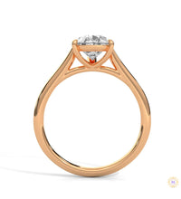 2.50 Ct. Pear Solitaire Lab Diamond Ring