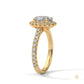 2.60 Ct. Oval Halo Diamond Ring
