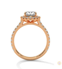 2.60 Ct. Oval Halo Diamond Ring
