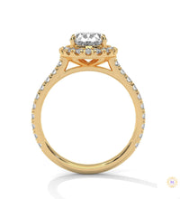 2.60 Ct. Oval Halo Diamond Ring