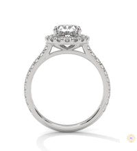 2.60 Ct. Oval Halo Diamond Ring