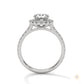 2.60 Ct. Oval Halo Diamond Ring