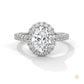 2.60 Ct. Oval Halo Diamond Ring