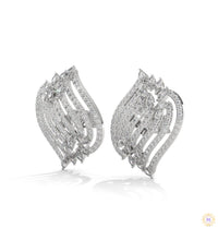 2.70 CT. Diamond Wave Statement Earrings