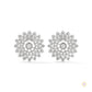 2.70 CT. Snowflake Diamond Cluster Earrings