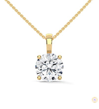 2.75 CT. Round Diamond Solitaire Pendant