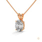 2.90 CT. Oval Lab Diamond Pendant Solitaire