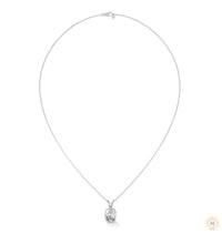 2.90 CT. Oval Lab Diamond Pendant Solitaire