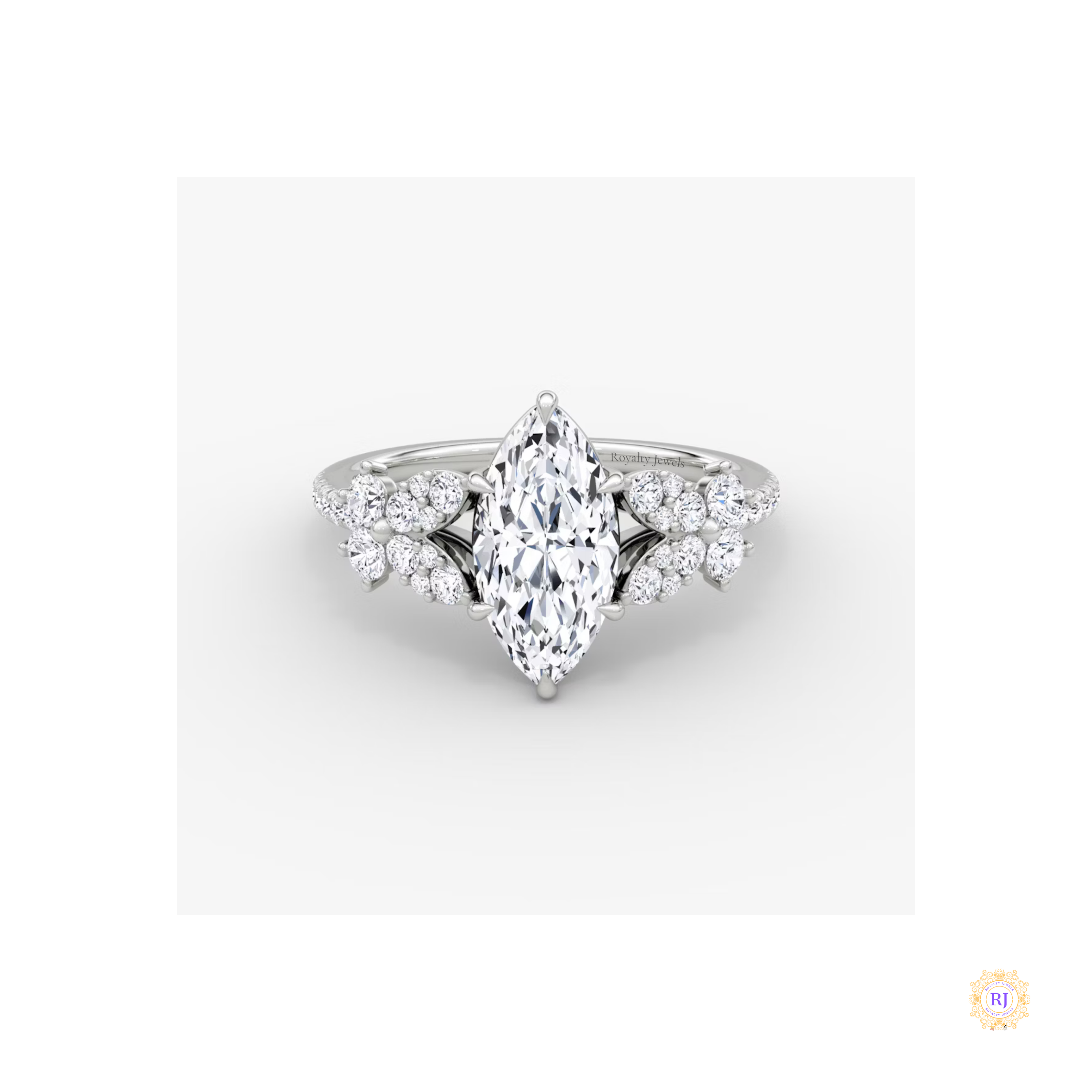 Luxury Lab Diamond Engagement Ring – Handcrafted Elegance