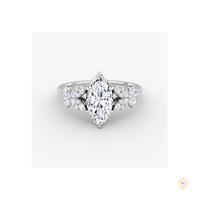 Luxury Lab Diamond Engagement Ring – Handcrafted Elegance