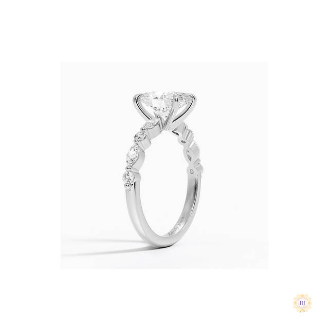 Luxury Oval-Cut Lab Diamond Ring – Fine Bridal Jewelry
