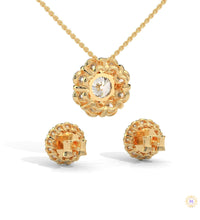 3.25 CT. Floral Cluster Diamond Earrings