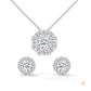 3.25 CT. Floral Cluster Diamond Earrings