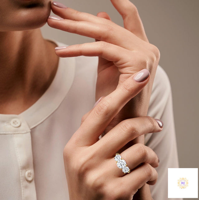 3.60 Ct. 3-Stone Lab Diamond Engagement Ring