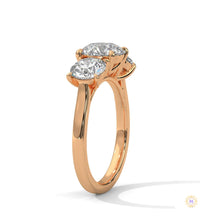 3.60 Ct. 3-Stone Lab Diamond Engagement Ring