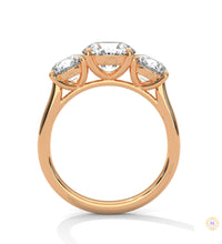 3.60 Ct. 3-Stone Lab Diamond Engagement Ring