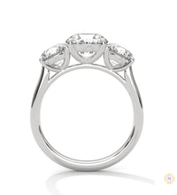 3.60 Ct. 3-Stone Lab Diamond Engagement Ring