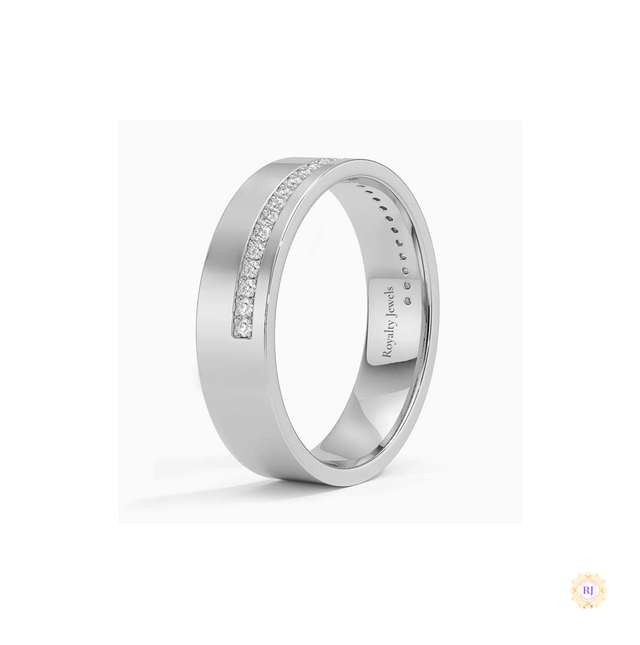 Men’s Lab Diamond Wedding Band – Timeless Luxury