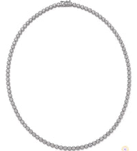 4-Prong tennis necklace in 18 Inch