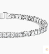 40 CT. Emerald Lab Diamond Tennis Bracelet