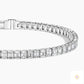40 CT. Emerald Lab Diamond Tennis Bracelet