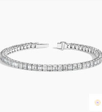 40 CT. Emerald Lab Diamond Tennis Bracelet