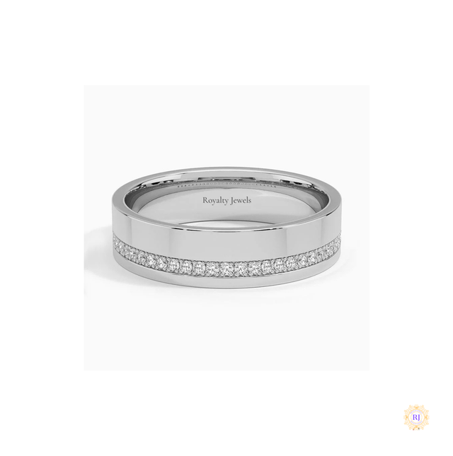 Men’s Lab Diamond Wedding Band – Timeless Luxury