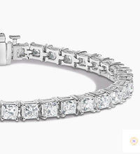 50 CT. Princess Lab Diamond Tennis Bracelet