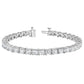 50 CT. Princess Lab Diamond Tennis Bracelet