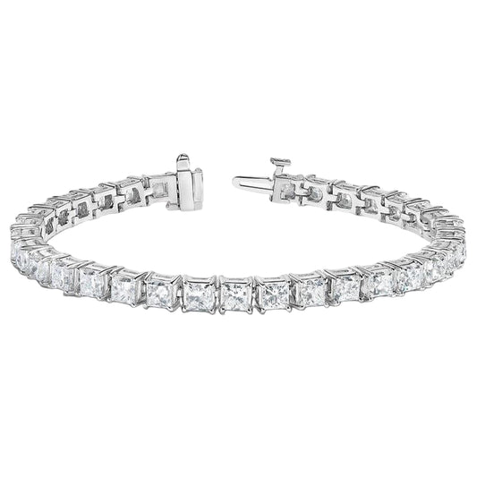 50 CT. Princess Lab Diamond Tennis Bracelet