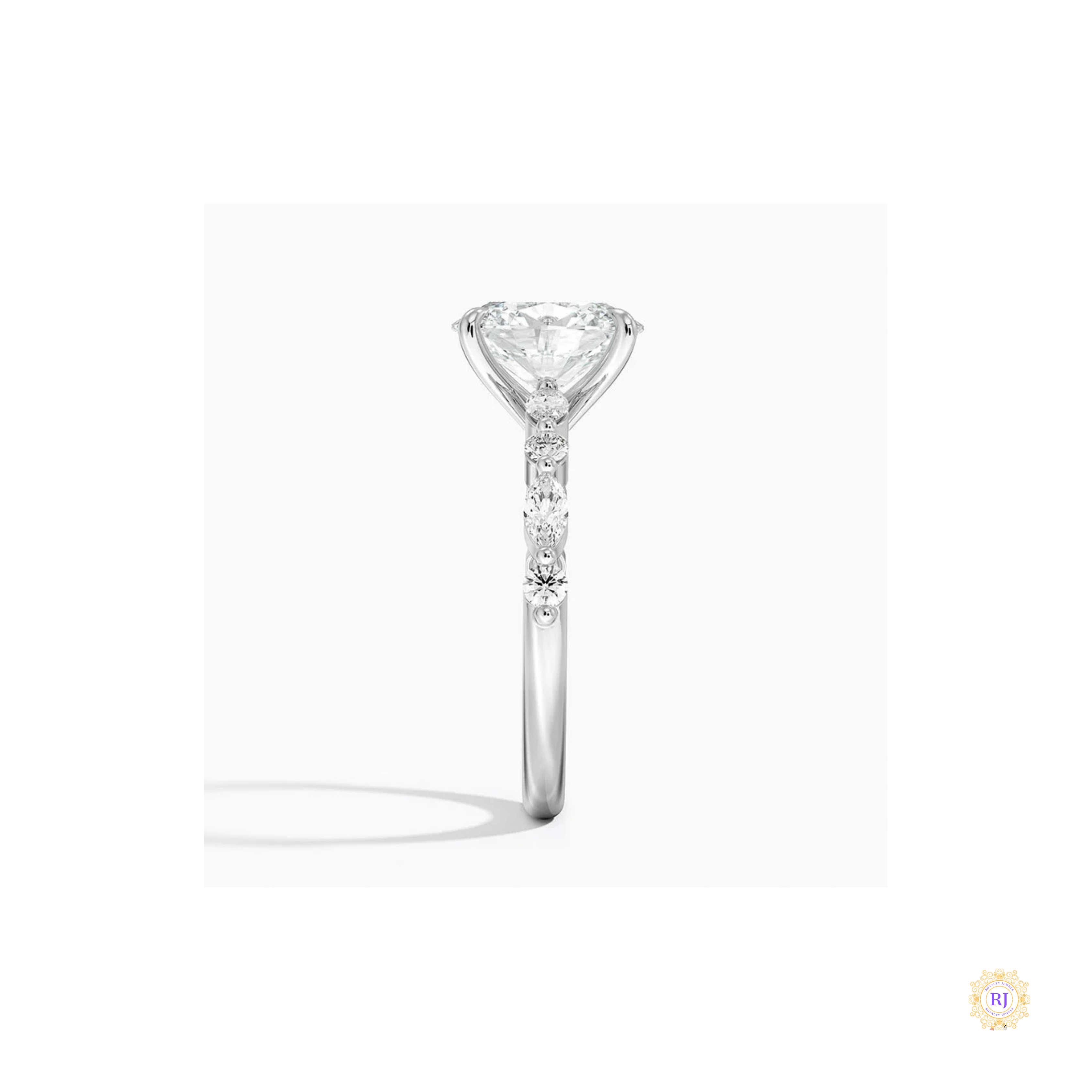 Luxury Oval-Cut Lab Diamond Ring – Fine Bridal Jewelry