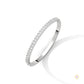 5.30 Ct. Pear Lab Diamond Bangle Open-Top Bracelet