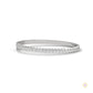 5.30 Ct. Pear Lab Diamond Bangle Open-Top Bracelet