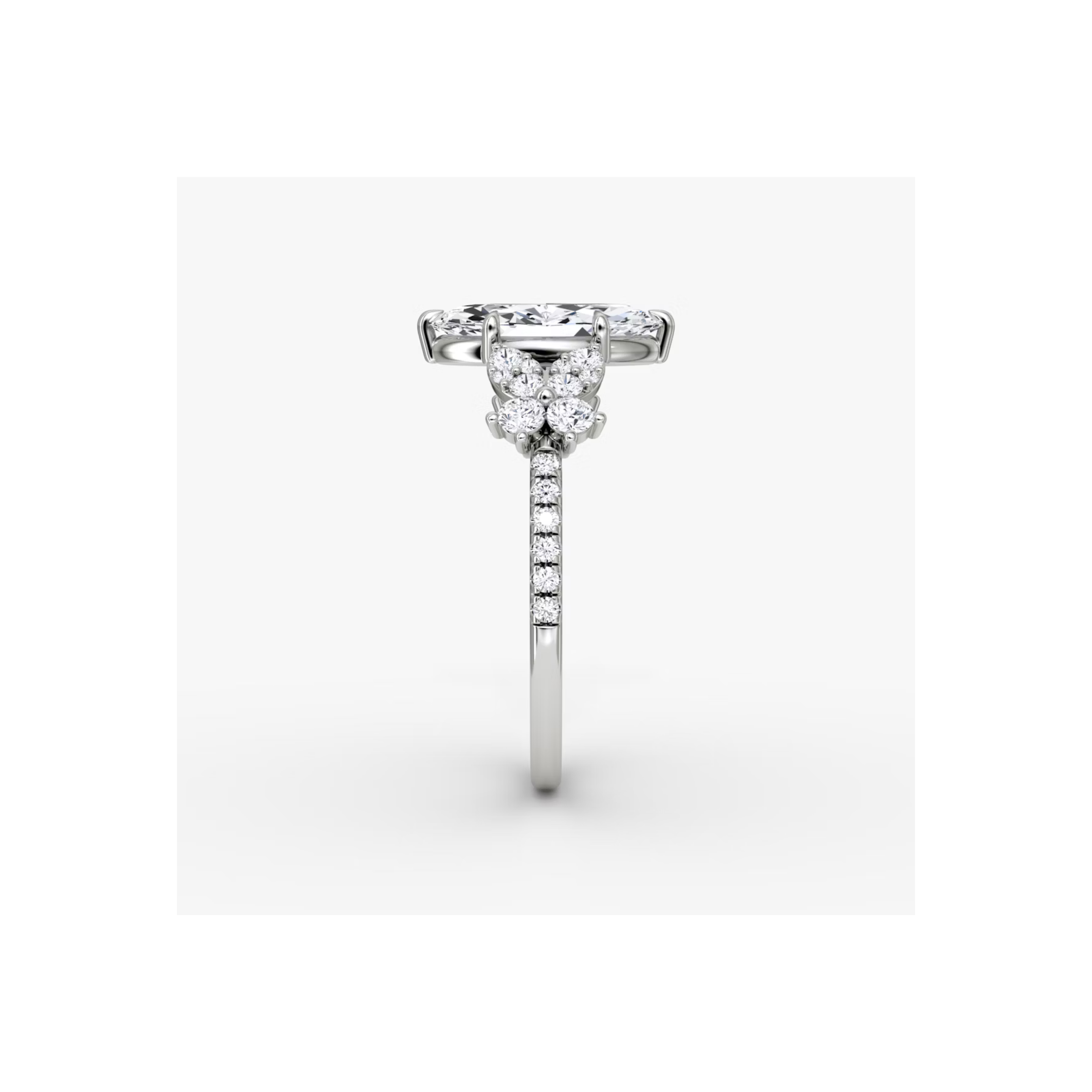 Luxury 14K Gold Lab Diamond Engagement Ring – Handcrafted Elegance