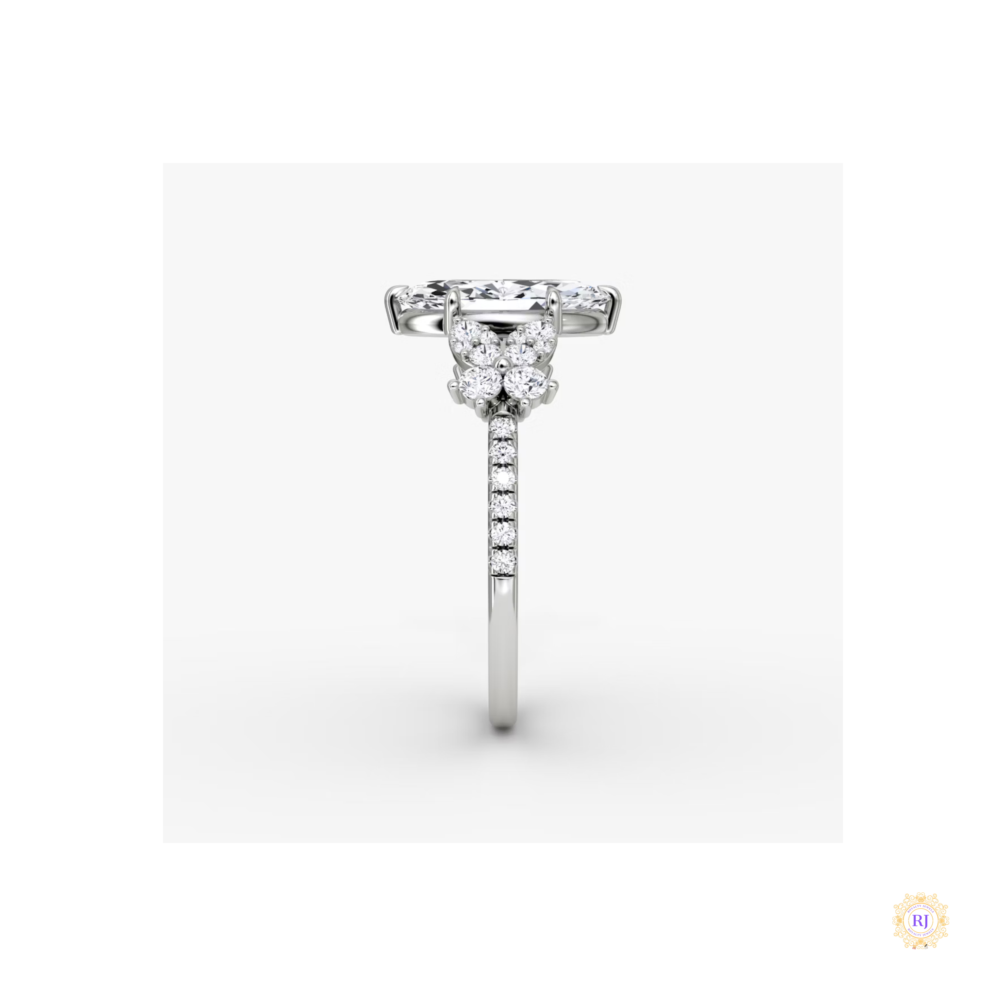 Luxury Lab Diamond Engagement Ring – Handcrafted Elegance