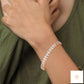 60 CT. Oval Lab Diamond Tennis Bracelet