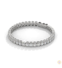 60 CT. Oval Lab Diamond Tennis Bracelet