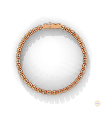 60 CT. Oval Lab Diamond Tennis Bracelet